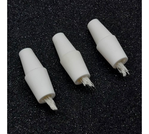 Пробка силиконовая №14,5 двухконусная с каналом и жгутом , белая, (BR-057),уп.100 шт Пробка силиконовая №14,5 двухконусная с каналом и жгутом , белая, (BR-057),уп.100 шт