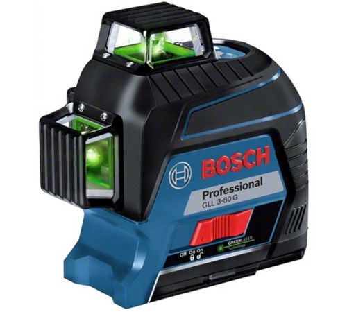 Лазерный уровень Bosch GLL 3-80 G Professional (0.601.063.Y00) Лазерный уровень Bosch GLL 3-80 G Professional (0.601.063.Y00)