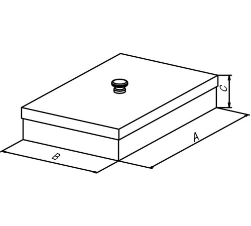 Лоток Bochem для инструментов с крышкой с ручкой, размеры 180x120x50, нержавеющая сталь Лоток Bochem для инструментов с крышкой с ручкой, размеры 180x120x50, нержавеющая сталь