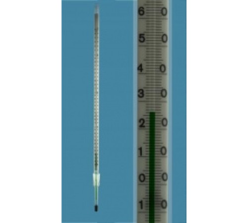Термометр Amarell на шлифе NS 14,5/23, -10...+360/1°C, глубина погружения 52 мм (Артикул D262242-EF) Термометр Amarell на шлифе NS 14,5/23, -10...+360/1°C, глубина погружения 52 мм (Артикул D262242-EF)