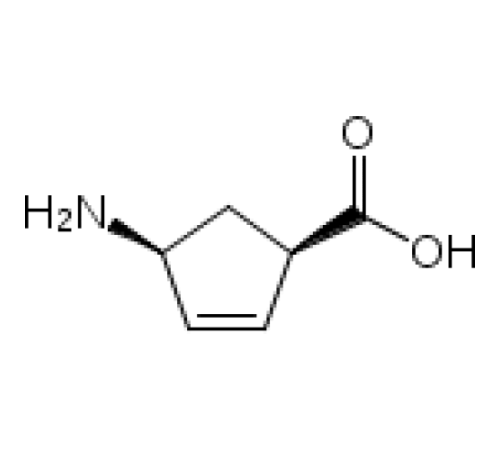 (1R,4S)-4-аминоциклоpent-2-енкарбоновая кислота, 95%, 98% ee, Acros Organics, 1г (1R,4S)-4-аминоциклоpent-2-енкарбоновая кислота, 95%, 98% ee, Acros Organics, 1г
