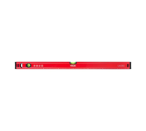 Пузырьковый строительный уровень с магнитом RGK U6080 08 м (80 см)