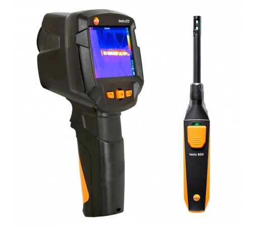 Комплект тепловизора Testo 872 и смарт-зонда термогигрометра Testo 605i Комплект тепловизора Testo 872 и смарт-зонда термогигрометра Testo 605i