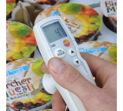 Комплект Testo 105 с зондом для замороженных продуктов с поверкой Комплект Testo 105 с зондом для замороженных продуктов с поверкой